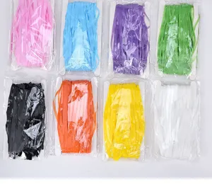 Colorful metallic foil fringe curtains background decoration for party wedding and birthday events.