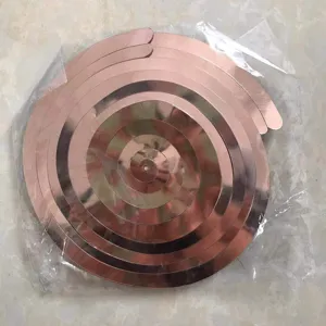 6pcs rose gold hanging swirls ceiling decorations for birthday party wedding holiday backdrop 3d