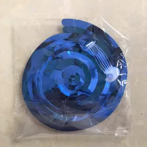 Blue swirl hanging decorations 6 pack for birthday party wedding festival background wall decor.