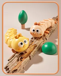 Lindo juguete de oruga de cuerda para niños, animal mecánico que gatea para niños y niñas.
