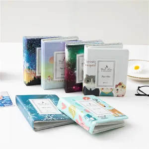 Mini Album Fotografico 3 Pollici Polaroid Portacarte Carino Custodia DIY Libro Scorta