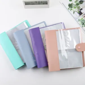 Loose leaf photo album 3 inch polaroid card holder storage book cute pastel binder organizer