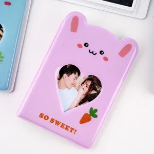 Cute cartoon bunny design mini photo album perfect for 3-inch polaroid and kpop photocards.