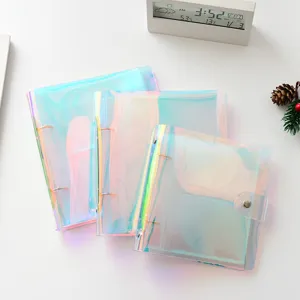 Holographic transparent loose-leaf photo album for instant pictures storage, 3/4/5 inch