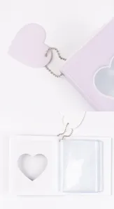 3 Inch Photocard Holder Mini Photo Album Jelly Color Kpop Idol Card Storage Book Cute