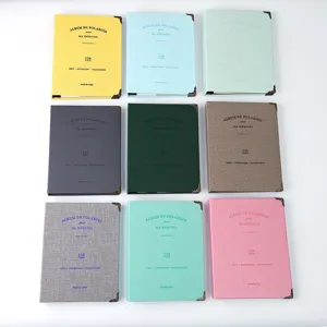 Korean style 3-inch leather photo album for polaroid pictures and memo cards with 120 pockets.