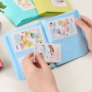 Korean candy color mini photo album for Instax Mini 64 pockets sweet design cute stationery.