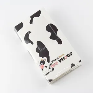 Mini album photo mignon motif vaches, porte-photo Polaroid pour collection Instax mini.
