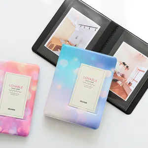 Colorful gradient mini polaroid photo album for 3 inch picture and card storage collection
