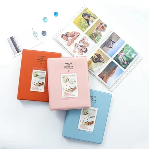PVC Cover Mini Photo Album 128 Pockets Instant Picture Holder Storage Book For Instax Polaroid Pictures