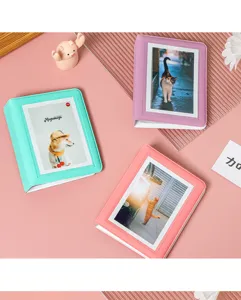 Mini 3-inch photocard photo album ins style Kpop photocard holder transparent pocket