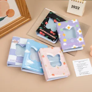 Mini album photo mignon de 3 pouces porte-photocarte portable instax rangement de cartes