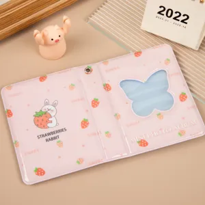 Mini album photo mignon 3 pouces porte-photocarte lapin fraise design style adorable