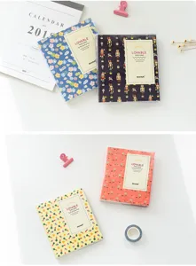 Mini 3-inch polaroid photo album card book collection holder with cute floral and cartoon cover designs.