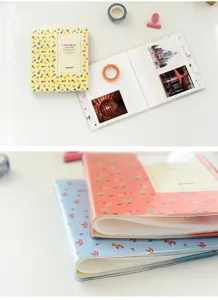 Mini 3-inch photo album cute polaroid card holder PP transparent insert photocard book.
