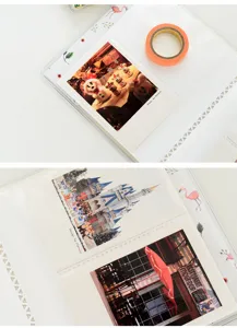 3 inch mini photo card binder insert transparent cute polaroid picture album book
