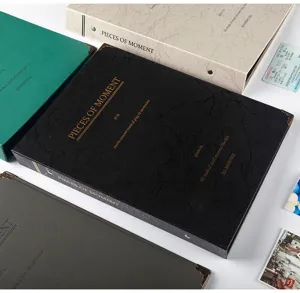 Polaroid photo album and ticket collection book with multi-color options and vintage design.