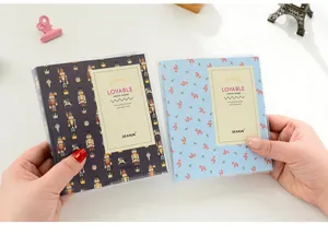 Cute 3 inch mini polaroid photo album card holder with cute cartoon patterns for collection.