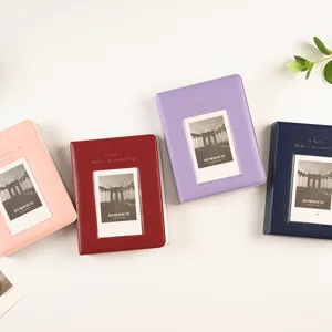 Wholesale 3 inch mini photo album for instant polaroid pictures with cute waffle inner pages.