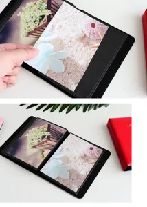 Mini álbum de fotos de 3 pulgadas para imágenes Instax y almacenamiento de tarjetas.