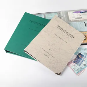 Polaroid 3-inch photo album ticket collection book for movie, concert, and travel memories.