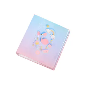 Sparkling 3-inch polaroid photo album mini card booklet with sweet dream flamingo design.