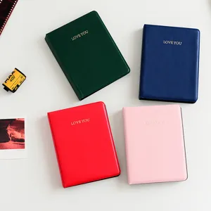Mini album photo Polaroid en cuir petit livre d images support de stockage 3 5 pouces