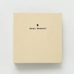Linen fabric photo album, 3 4 5 inch picture and ticket storage book with chic cover design.