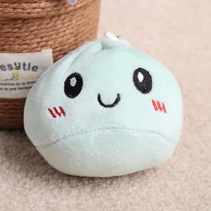 Niedlicher Plüsch Teigtasche Schlüsselanhänger weiche Cartoon Puppe Tasche Anhänger Geschenk