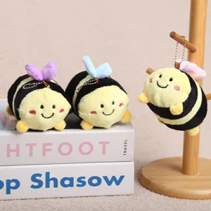 Suesse Pluesch Biene Schluesselanhaenger Tasche Haengepluesch Tier Puppe Deko Geschenk