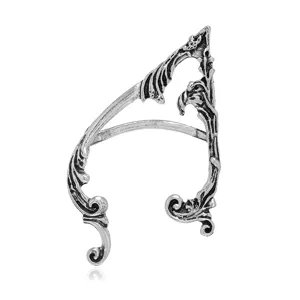 Vintage gothic elf ear cuff gothic punk silver ear clip single piece cool jewelry