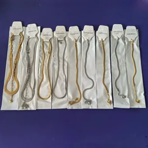 Roestvrij Staal Slangenketting Halsketting Armband Trendy Mode Sieraden Accessoires Set
