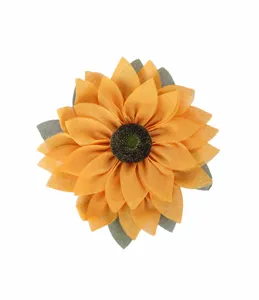 Christmas sunflower wall hanging fabric flower decoration for home and holiday door