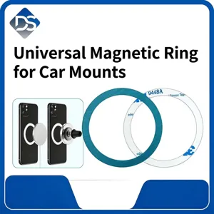 Universal Metal Ring Magnetic Plate For Magsafe Wireless Charging Adhesive Sticker Mobile Phone Car Mount Accessory Stainless Iron