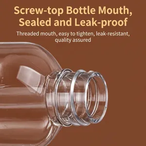 Transparent PET plastic travel refillable pump bottle for lotion shampoo and cosmetic liquid.