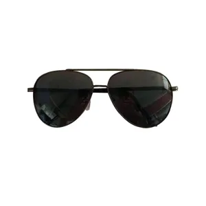 Classic aviator sunglasses for men and women, metal double bridge, UV400 protection.