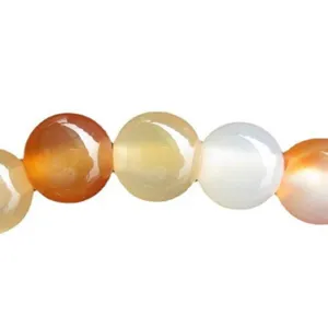 Naturel Multicolore Agate Perles Bracelet Bonbon Pierre Précieuse Bijoux pour Femme