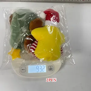 Weihnachten Stern Baum Plueschspielzeug Set Detailansicht, weiche Puppe Dekoration