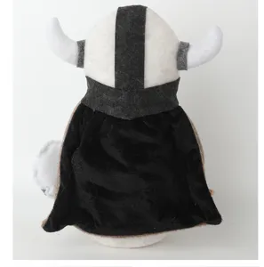 Viking Gnome Plush Doll Faceless Toy Warrior Knight Figurine Home Decor Tabletop Ornament