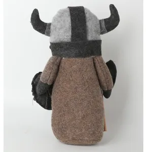 Viking gnome plush doll faceless old man warrior toy knight felt home decoration ornament