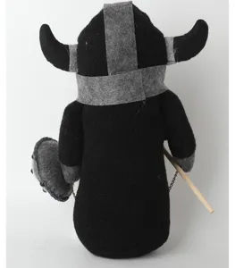 Felt Viking Gnome Faceless Doll Knight Warrior Figurine Nordic Home Decor Ornament