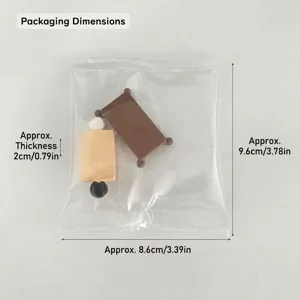 Mini resin dollhouse furniture miniature set chinese style study room desk table decoration