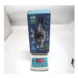 Microscope toy product detail view showing the educational science experiment kit packaging box.