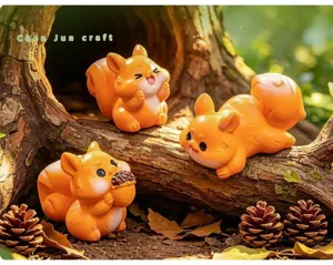 Schattig miniatuur eekhoorn beeldje voor microlandschap tuin DIY decoratie en leuke ornamenten