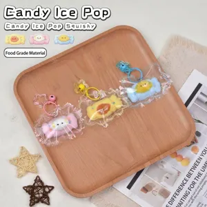 Food Grade Silicone Candy Squishy Toy For Stress Relief Cartoon Cloud Dessert Soft Squeeze Sensory Toy For Kids Adults