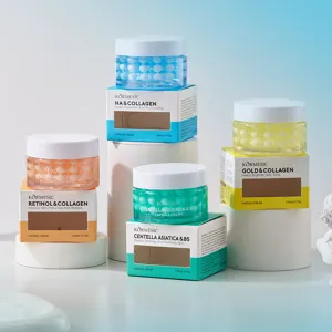 Kormesic Multi-Effect Capsule Face Cream Set with Collagen and Hyaluronic Acid for Skin Care.