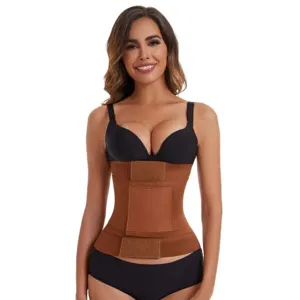 Nuova cintura modellante vita rinforzata corsetto dimagrante piatto pancia fitness donna