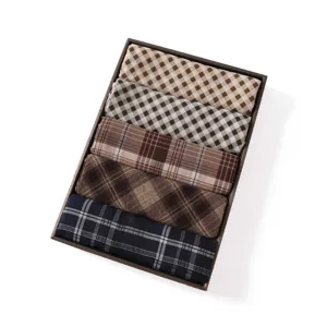 Classic plaid scarf set for women, elegant British style long shawl and warm winter wrap.