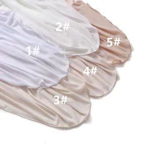 Elastic mesh long scarf breathable sheer headscarf solid color casual lightweight multi-color options