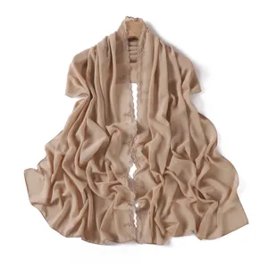 Elegant floral embroidered chiffon scarf shawl for women sun protection everyday wear.
